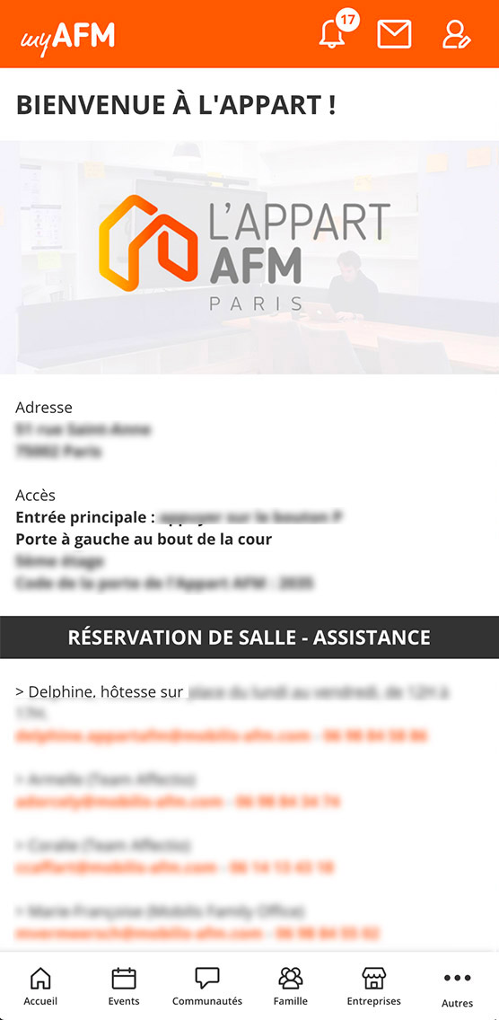 Préparer sa visite à l'Appart AFM